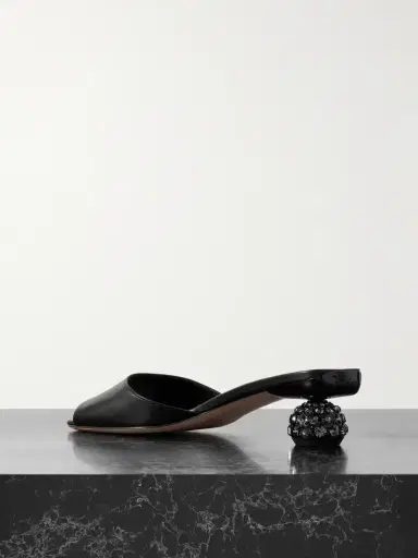 Roger Vivier Embellished Leather Mules | Thumbnail 3 Roger Vivier Embellished Leather Mules | Thumbnail 3