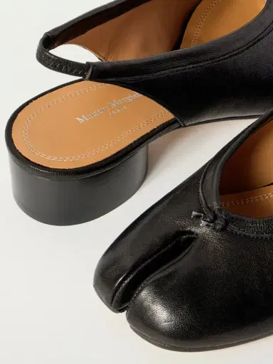 Maison Margiela Tabi Split-toe Leather Slingback Pumps | Thumbnail 4 Maison Margiela Tabi Split-toe Leather Slingback Pumps | Thumbnail 4