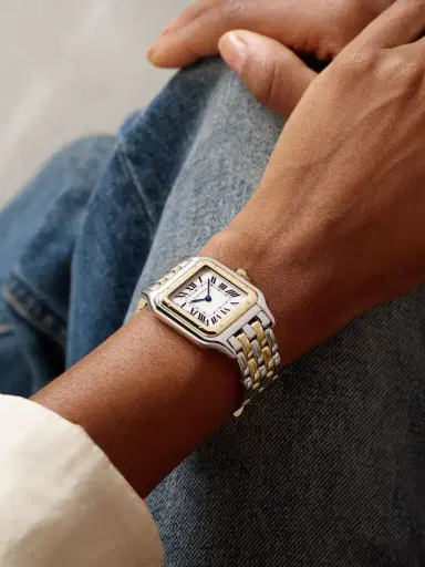 Cartier Panthère De Medium 31mm 18-karat Gold And Stainless Steel Watch | Thumbnail 2 Cartier Panthère De Medium 31mm 18-karat Gold And Stainless Steel Watch | Thumbnail 2