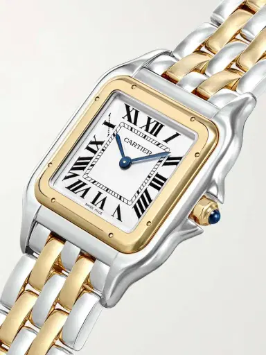 Cartier Panthère De Medium 31mm 18-karat Gold And Stainless Steel Watch | Thumbnail 3 Cartier Panthère De Medium 31mm 18-karat Gold And Stainless Steel Watch | Thumbnail 3