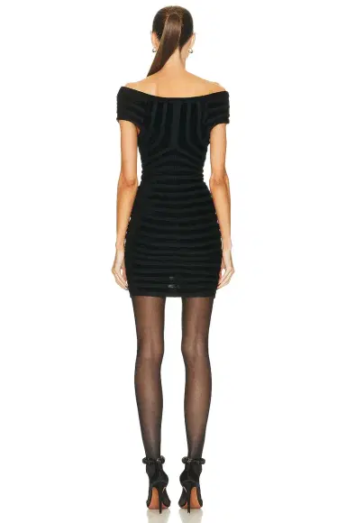 Alaïa 3d Velvet Dress | Thumbnail 3 Alaïa 3d Velvet Dress | Thumbnail 3