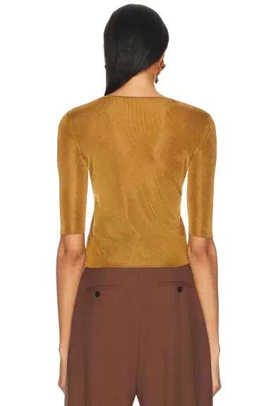 Saint Laurent Short Sleeve Top | Thumbnail 3 Saint Laurent Short Sleeve Top | Thumbnail 3