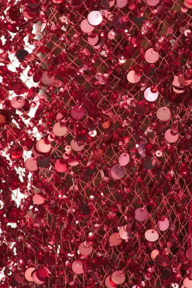 LaPointe Net Mesh Sequin Tank Gown | Thumbnail 4 LaPointe Net Mesh Sequin Tank Gown | Thumbnail 4