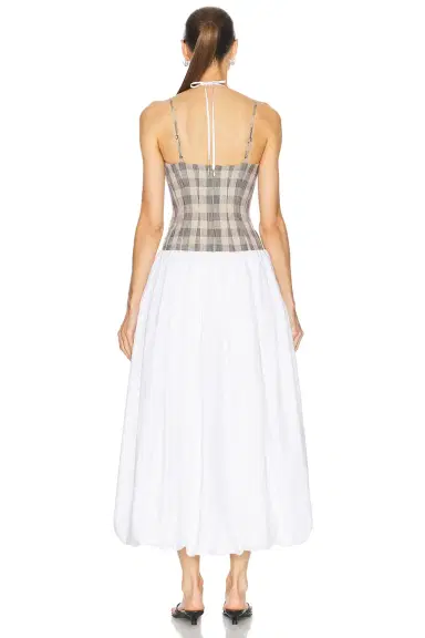 SIMKHAI Pfeiffer Bustier Midi Dress | Thumbnail 3 SIMKHAI Pfeiffer Bustier Midi Dress | Thumbnail 3