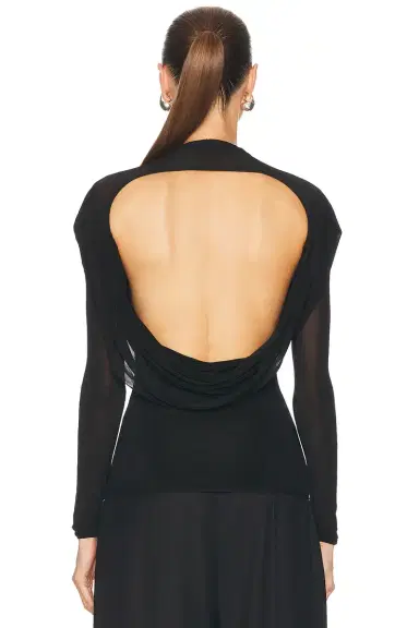 Jean Paul Gaultier Backless Long Sleeve Top | Thumbnail 4 Jean Paul Gaultier Backless Long Sleeve Top | Thumbnail 4