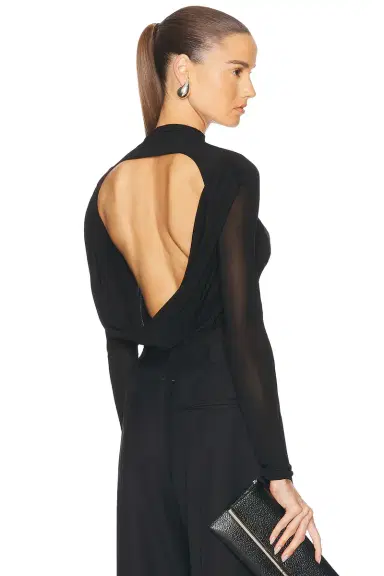 Jean Paul Gaultier Backless Long Sleeve Top | Thumbnail 1 Jean Paul Gaultier Backless Long Sleeve Top | Thumbnail 1