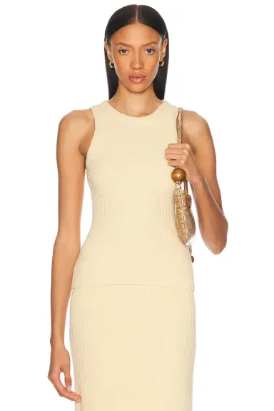 Enza Costa Boucle Knit Tank Top | Thumbnail 1 Enza Costa Boucle Knit Tank Top | Thumbnail 1