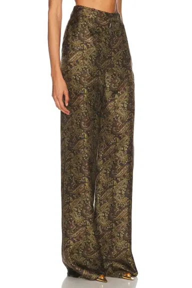 Saint Laurent Wide Leg Pant | Thumbnail 2 Saint Laurent Wide Leg Pant | Thumbnail 2