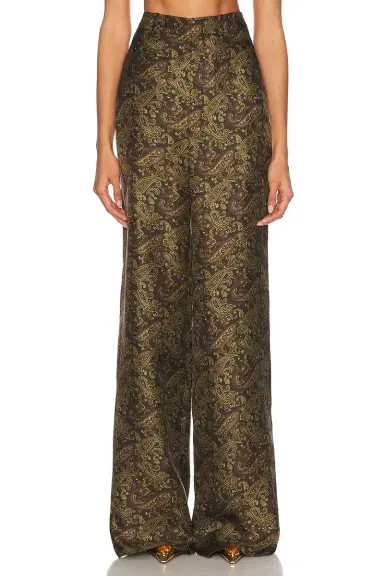 Saint Laurent Wide Leg Pant | Thumbnail 1 Saint Laurent Wide Leg Pant | Thumbnail 1