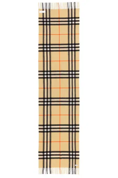 Burberry Giant Check Cashmere Scarf | Thumbnail 2 Burberry Giant Check Cashmere Scarf | Thumbnail 2