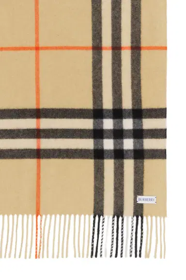 Burberry Giant Check Cashmere Scarf | Thumbnail 3 Burberry Giant Check Cashmere Scarf | Thumbnail 3