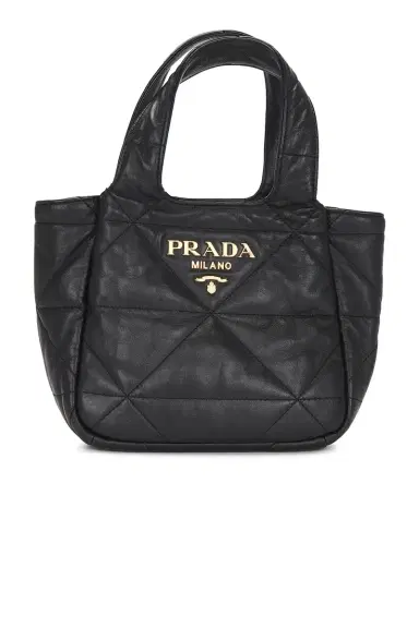 FWRD Renew Prada Nappa Tote Bag | Thumbnail 3 FWRD Renew Prada Nappa Tote Bag | Thumbnail 3