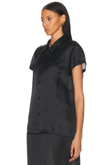 KHAITE Keefe Satin Top | Thumbnail 3 KHAITE Keefe Satin Top | Thumbnail 3