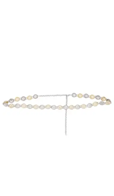 Ettika Polished Pebble Mixed Metal Belt | Thumbnail 1 Ettika Polished Pebble Mixed Metal Belt | Thumbnail 1
