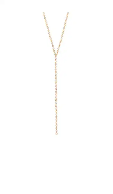 Ettika Dainty Crystal Disc Chain Lariat Necklace | Thumbnail 2 Ettika Dainty Crystal Disc Chain Lariat Necklace | Thumbnail 2