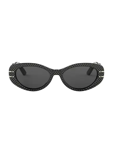 Dior Women's DiorSignature B8U 53MM Studded Butterfly Sunglasses - Black Smoke | Thumbnail 2 Dior Women's DiorSignature B8U 53MM Studded Butterfly Sunglasses - Black Smoke | Thumbnail 2