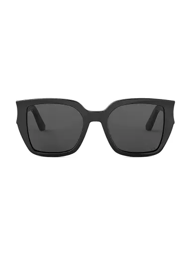 Dior Women's Glow S1I 53MM Square Sunglasses - Shiny Black Smoke | Thumbnail 2 Dior Women's Glow S1I 53MM Square Sunglasses - Shiny Black Smoke | Thumbnail 2