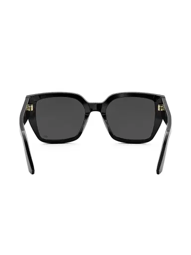 Dior Women's Glow S1I 53MM Square Sunglasses - Shiny Black Smoke | Thumbnail 5 Dior Women's Glow S1I 53MM Square Sunglasses - Shiny Black Smoke | Thumbnail 5
