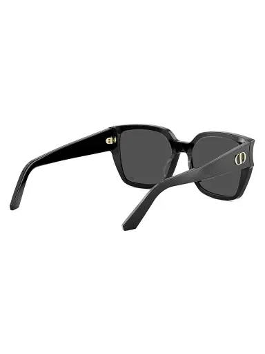 Dior Women's Glow S1I 53MM Square Sunglasses - Shiny Black Smoke | Thumbnail 6 Dior Women's Glow S1I 53MM Square Sunglasses - Shiny Black Smoke | Thumbnail 6