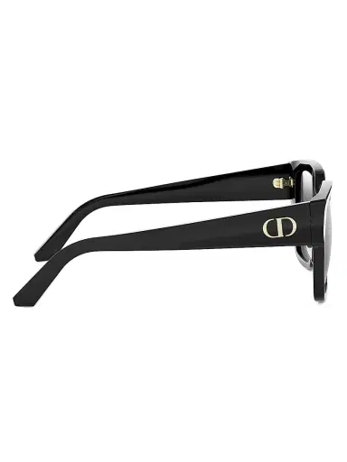 Dior Women's Glow S1I 53MM Square Sunglasses - Shiny Black Smoke | Thumbnail 7 Dior Women's Glow S1I 53MM Square Sunglasses - Shiny Black Smoke | Thumbnail 7
