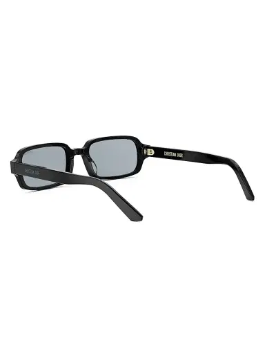 Dior Women's Pacific S3I 52MM Rectangular Sunglasses - Shiny Black Blue | Thumbnail 4 Dior Women's Pacific S3I 52MM Rectangular Sunglasses - Shiny Black Blue | Thumbnail 4