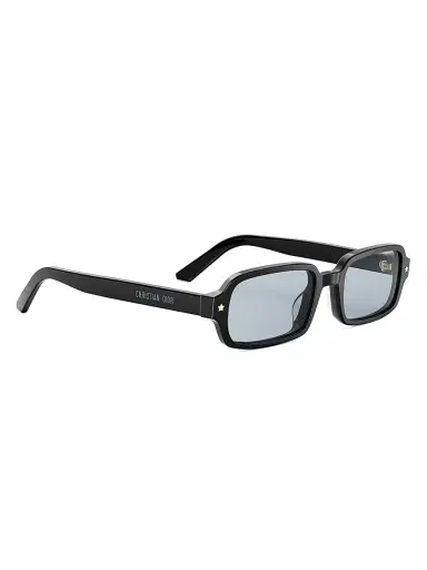 Dior Women's Pacific S3I 52MM Rectangular Sunglasses - Shiny Black Blue | Thumbnail 8 Dior Women's Pacific S3I 52MM Rectangular Sunglasses - Shiny Black Blue | Thumbnail 8