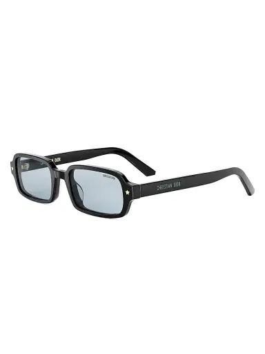 Dior Women's Pacific S3I 52MM Rectangular Sunglasses - Shiny Black Blue | Thumbnail 1 Dior Women's Pacific S3I 52MM Rectangular Sunglasses - Shiny Black Blue | Thumbnail 1