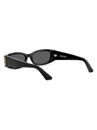 Dior Women's Graphique S1I 56MM Rectangular Sunglasses - Shiny Black Smoke | Thumbnail 4 Dior Women's Graphique S1I 56MM Rectangular Sunglasses - Shiny Black Smoke | Thumbnail 4