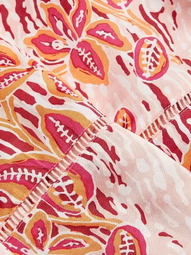 Poupette St Barth Women's Cassandra Floral Printed Maxi Dress - Pink Exotic Forest | Thumbnail 7 Poupette St Barth Women's Cassandra Floral Printed Maxi Dress - Pink Exotic Forest | Thumbnail 7