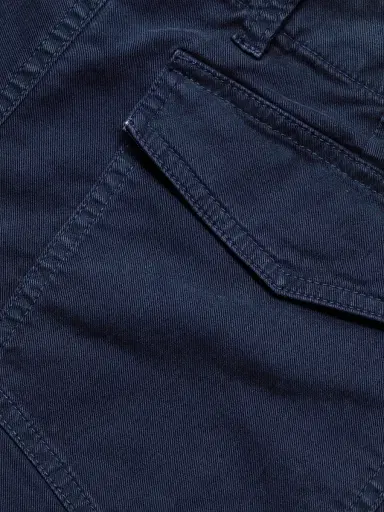 Nili Lotan Women's Utility Cotton Cargo Shorts - Vintage Washed Admiral Blue | Thumbnail 7 Nili Lotan Women's Utility Cotton Cargo Shorts - Vintage Washed Admiral Blue | Thumbnail 7