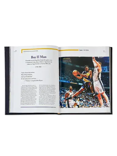 Graphic Image "Kobe Bryant: A Tribute To A Basketball Legend" Leather-Bound Book - Black | Thumbnail 3 Graphic Image "Kobe Bryant: A Tribute To A Basketball Legend" Leather-Bound Book - Black | Thumbnail 3