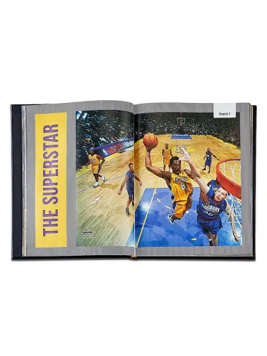 Graphic Image "Kobe Bryant: A Tribute To A Basketball Legend" Leather-Bound Book - Black | Thumbnail 4 Graphic Image "Kobe Bryant: A Tribute To A Basketball Legend" Leather-Bound Book - Black | Thumbnail 4