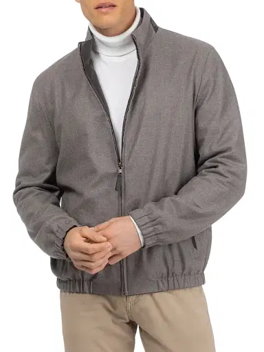 Gorski Men's Light Nappa Leather Reversible Jacket - Dark Brown - Size XL | Thumbnail 5 Gorski Men's Light Nappa Leather Reversible Jacket - Dark Brown - Size XL | Thumbnail 5
