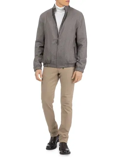 Gorski Men's Light Nappa Leather Reversible Jacket - Dark Brown - Size XL | Thumbnail 6 Gorski Men's Light Nappa Leather Reversible Jacket - Dark Brown - Size XL | Thumbnail 6
