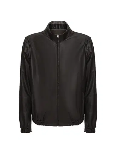 Gorski Men's Light Nappa Leather Reversible Jacket - Dark Brown - Size XL | Thumbnail 1 Gorski Men's Light Nappa Leather Reversible Jacket - Dark Brown - Size XL | Thumbnail 1