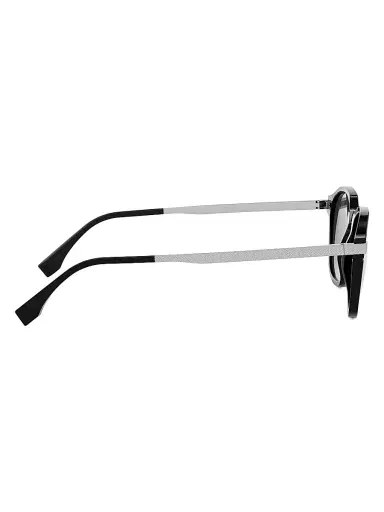 Fendi Men's Essential 52MM Square Sunglasses - Shiny Black Smoke | Thumbnail 7 Fendi Men's Essential 52MM Square Sunglasses - Shiny Black Smoke | Thumbnail 7