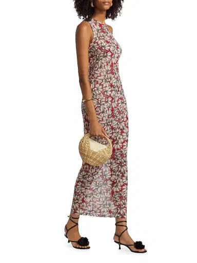 Eywasouls Malibu Women's Anouk Floral One-Shoulder Maxi Dress - Desert Daisies | Thumbnail 2 Eywasouls Malibu Women's Anouk Floral One-Shoulder Maxi Dress - Desert Daisies | Thumbnail 2