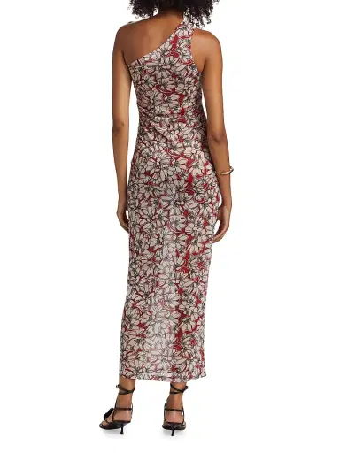 Eywasouls Malibu Women's Anouk Floral One-Shoulder Maxi Dress - Desert Daisies | Thumbnail 5 Eywasouls Malibu Women's Anouk Floral One-Shoulder Maxi Dress - Desert Daisies | Thumbnail 5