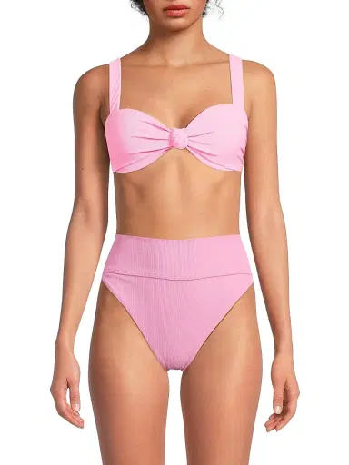 Beach Riot Women's Sophia Rib-Knit Bikini Top - Prism Pink | Thumbnail 3 Beach Riot Women's Sophia Rib-Knit Bikini Top - Prism Pink | Thumbnail 3