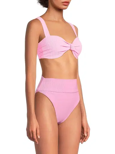 Beach Riot Women's Sophia Rib-Knit Bikini Top - Prism Pink | Thumbnail 4 Beach Riot Women's Sophia Rib-Knit Bikini Top - Prism Pink | Thumbnail 4