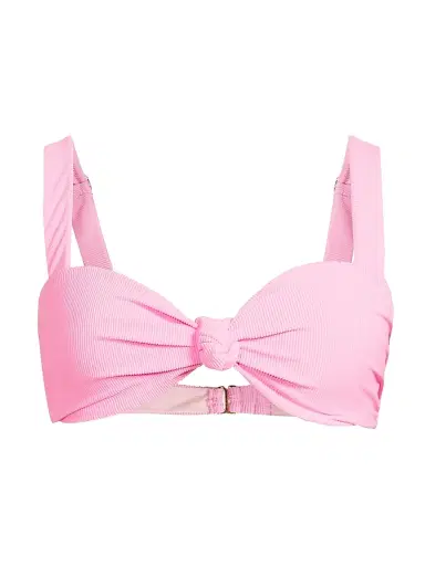 Beach Riot Women's Sophia Rib-Knit Bikini Top - Prism Pink | Thumbnail 1 Beach Riot Women's Sophia Rib-Knit Bikini Top - Prism Pink | Thumbnail 1
