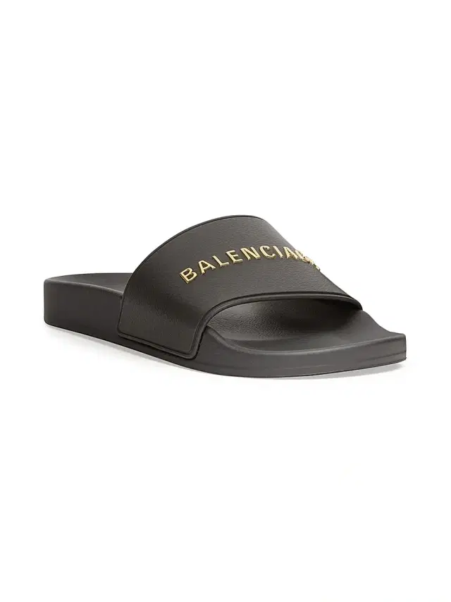 Men's Pool Slide Sandal - Black Gold Men's Pool Slide Sandal - Black Gold