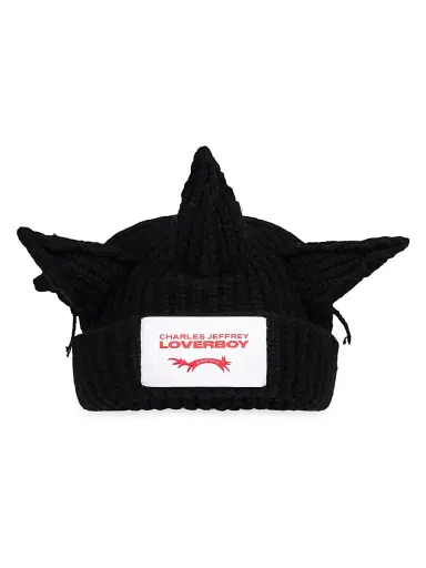 Charles Jeffrey Loverboy Men's Clash Of Clans x Chunky Berserker Beanie - Ecru | Thumbnail 3 Charles Jeffrey Loverboy Men's Clash Of Clans x Chunky Berserker Beanie - Ecru | Thumbnail 3