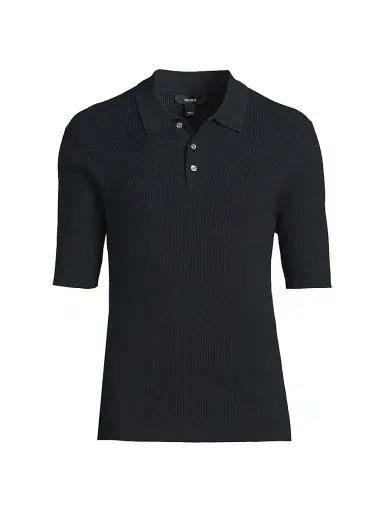 Reiss Men's Henley Polo Shirt | Thumbnail 1 Reiss Men's Henley Polo Shirt | Thumbnail 1