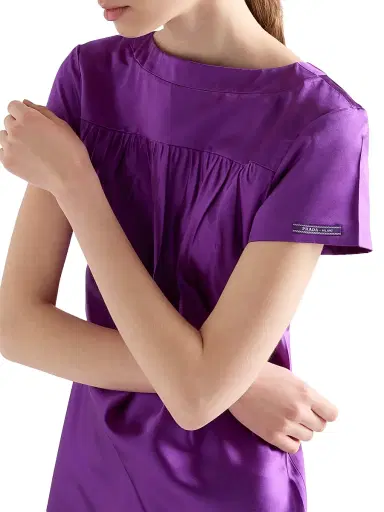 Prada Women's Old Duchesse Dress - Purple | Thumbnail 4 Prada Women's Old Duchesse Dress - Purple | Thumbnail 4