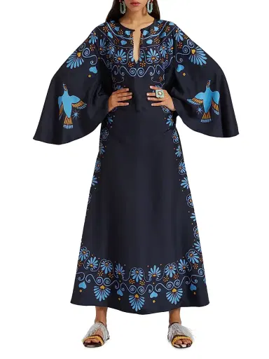 La DoubleJ Women's Flying Kaftan - Olympus Place Navy | Thumbnail 3 La DoubleJ Women's Flying Kaftan - Olympus Place Navy | Thumbnail 3
