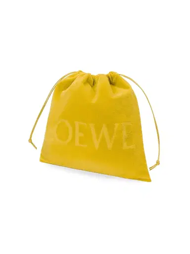 LOEWE Women's x Paula's Ibiza Logo Drawstring Pouch - Yellow | Thumbnail 2 LOEWE Women's x Paula's Ibiza Logo Drawstring Pouch - Yellow | Thumbnail 2