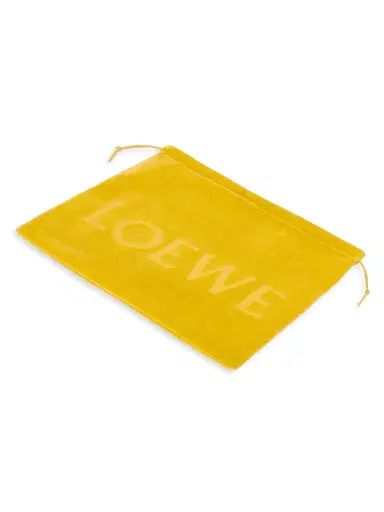 LOEWE Women's x Paula's Ibiza Logo Drawstring Pouch - Yellow | Thumbnail 3 LOEWE Women's x Paula's Ibiza Logo Drawstring Pouch - Yellow | Thumbnail 3