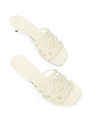 Loewe Women's x Paula's Ibiza Petal Anagram 45MM Sandals - Anthurium White - Size 5 | Thumbnail 8 Loewe Women's x Paula's Ibiza Petal Anagram 45MM Sandals - Anthurium White - Size 5 | Thumbnail 8