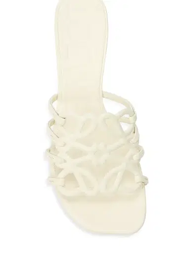 Loewe Women's x Paula's Ibiza Petal Anagram 45MM Sandals - Anthurium White - Size 5 | Thumbnail 9 Loewe Women's x Paula's Ibiza Petal Anagram 45MM Sandals - Anthurium White - Size 5 | Thumbnail 9